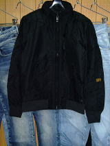 G-STAR RAW@WPbg@G-STAR JACKET STYLE:MACC BOMBER ART:82036.422.990 COLOR:BLACK SIZE:@FABRIC:70'S NYLON 100%POLYAMIDE MADE IN CHINA